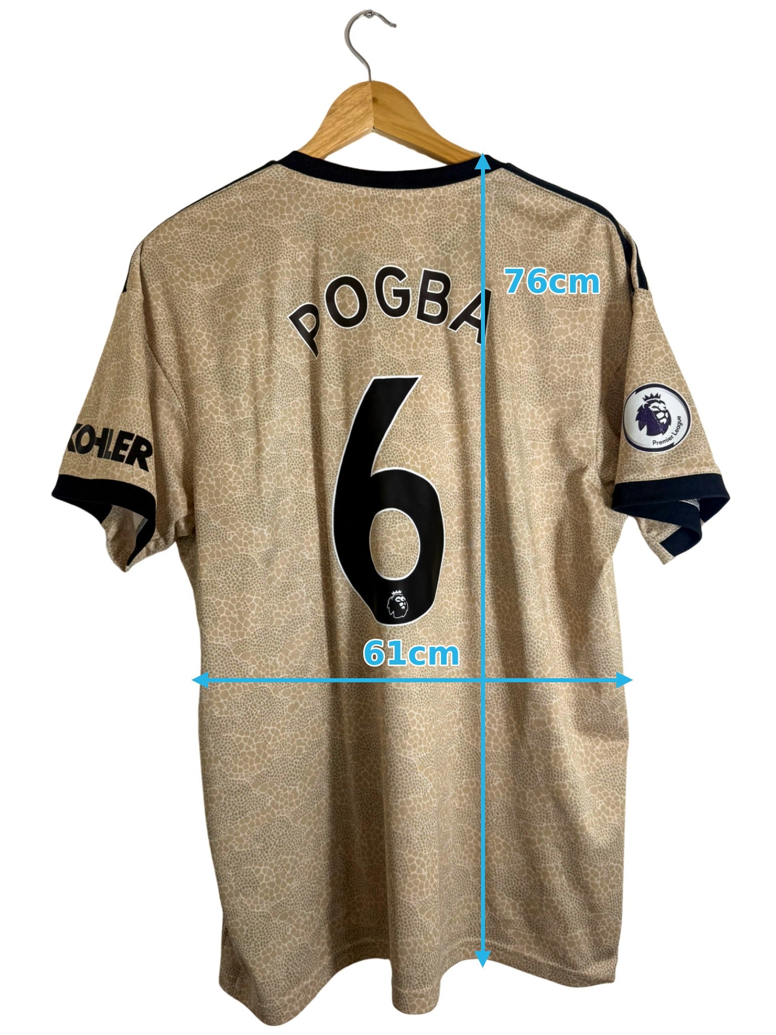2019/2020 - Manchester United Away Jersey [#6 POGBA] - XL – Vista
