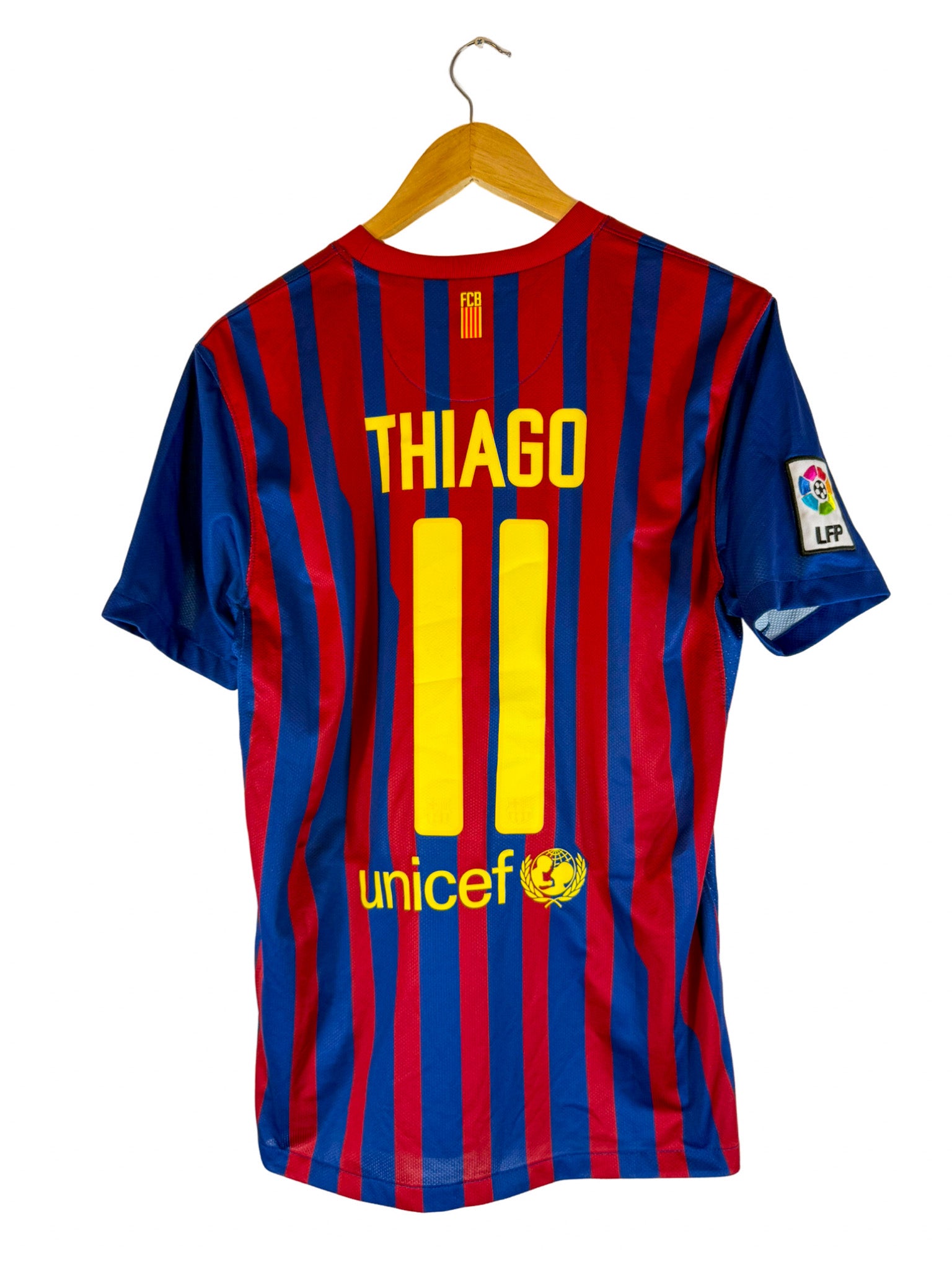 2011/2012 - Camiseta local del FC Barcelona [#8 Iniesta] Nike - Talla M