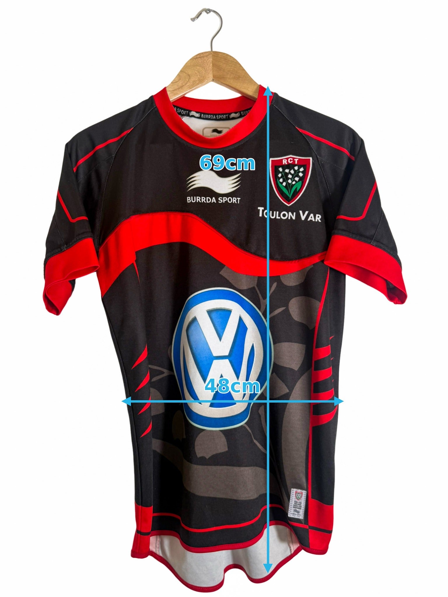 2012/2013 - Maillot Racing Club Toulon domicile - M