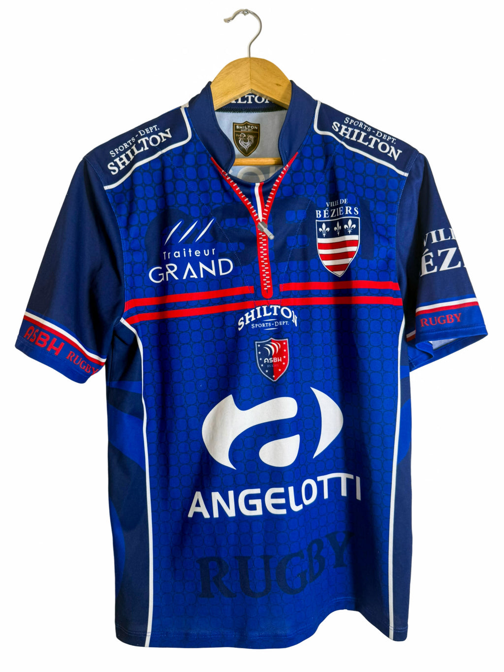 2018/2019 - Maillot ASBH Béziers rugby domicile - S