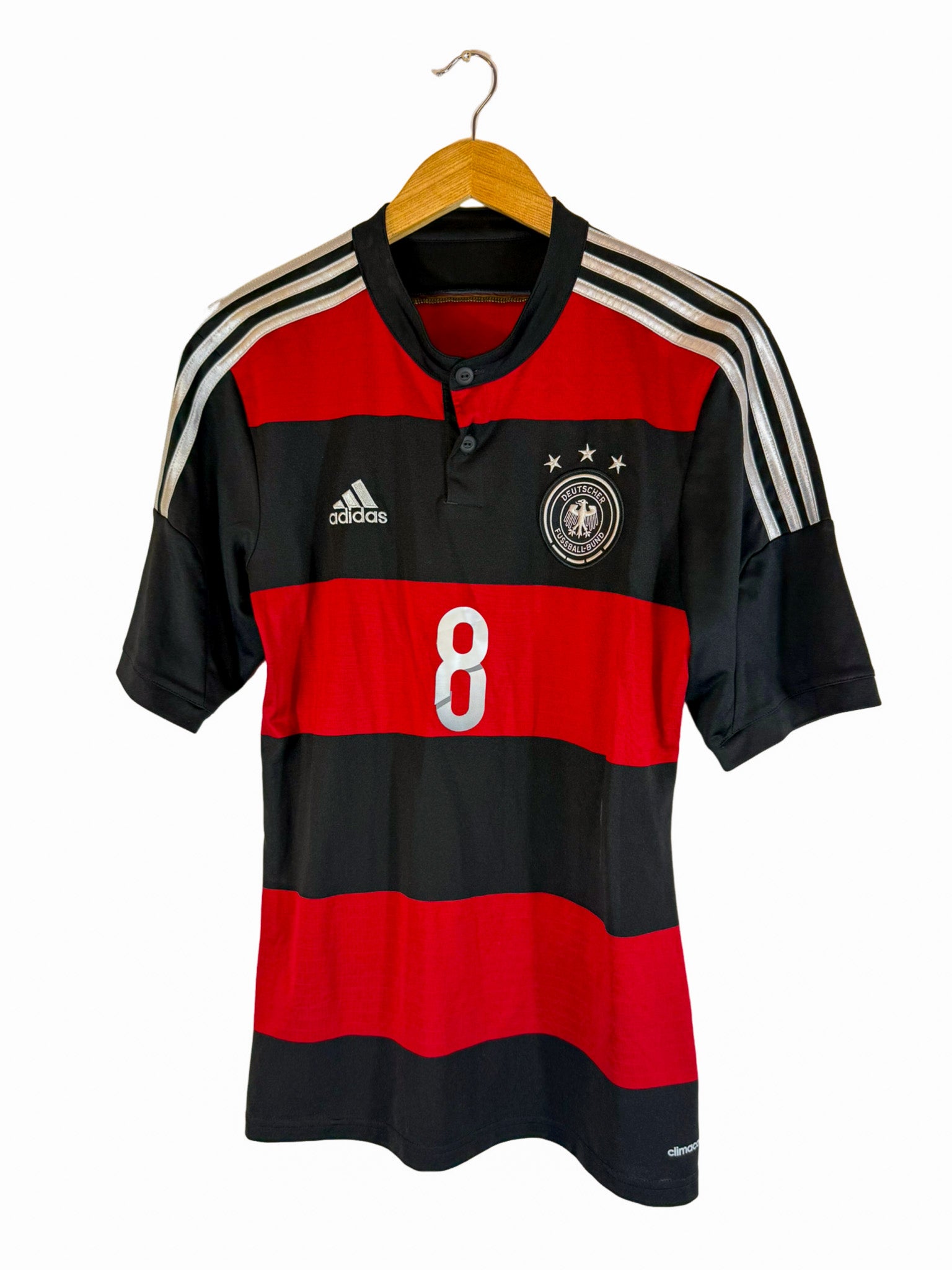 2014 - Camiseta de visitante de Alemania [#13 Muller] Adidas - Talla S