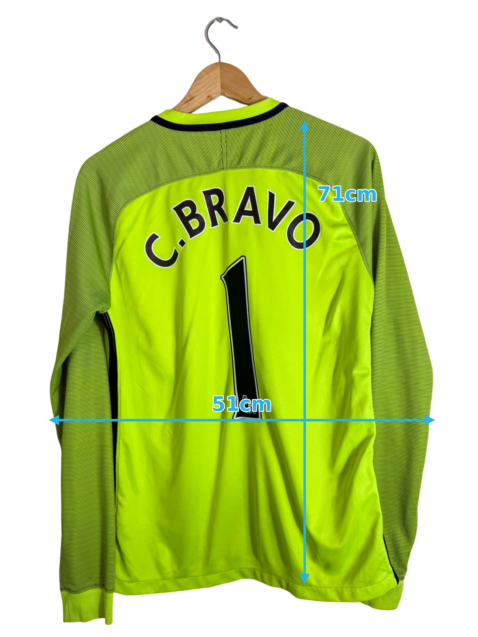 2016/2017 - Maillot Manchester City gardien [#1 C. BRAVO] - M