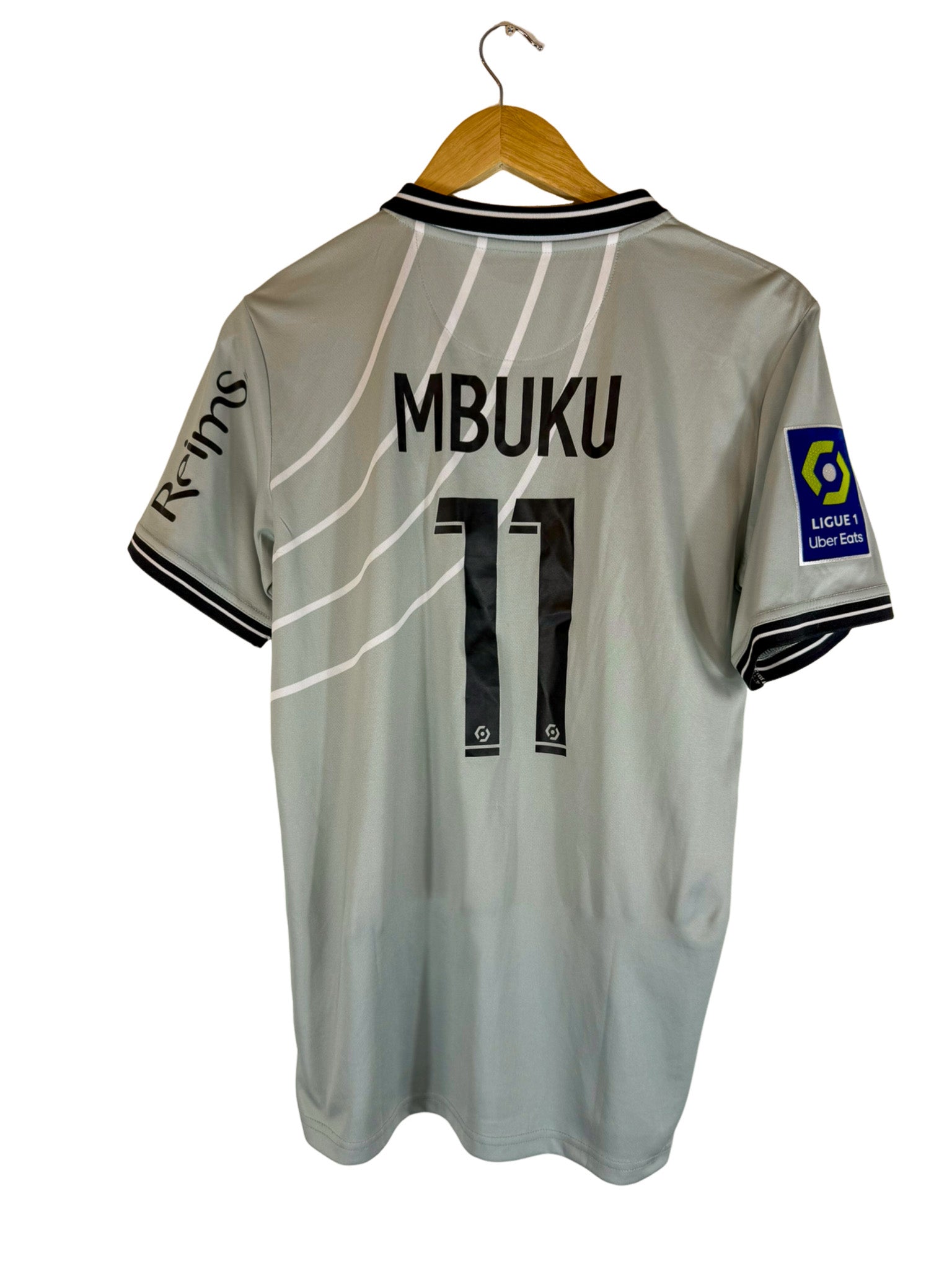 2021/2022 – Maillot Stade de Reims extérieur [#11 Mbuku] - M