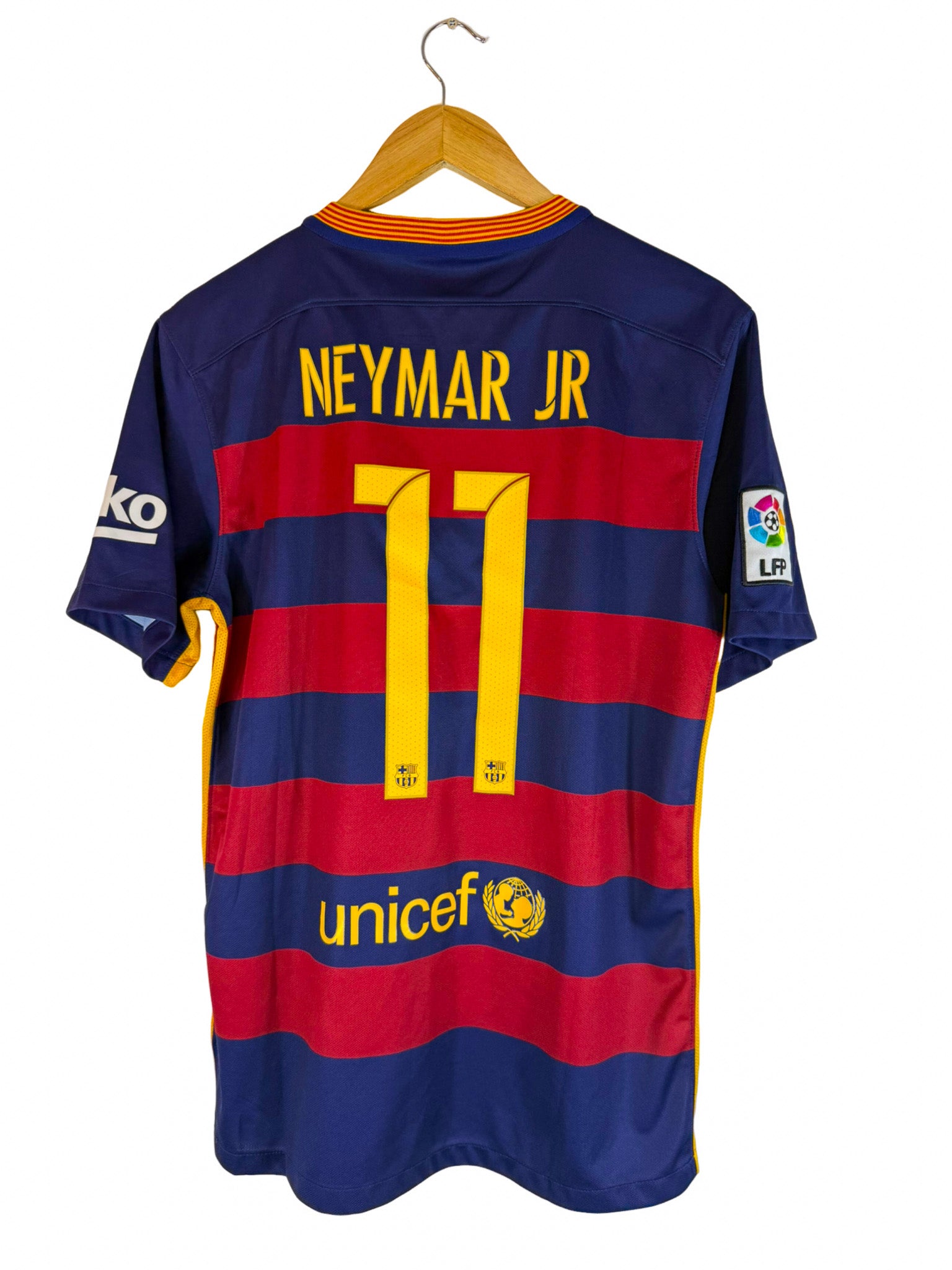 2015/2016 - Camiseta y pantalón corto local del FC Barcelona [#11 Neymar Jr] Nike - Talla L