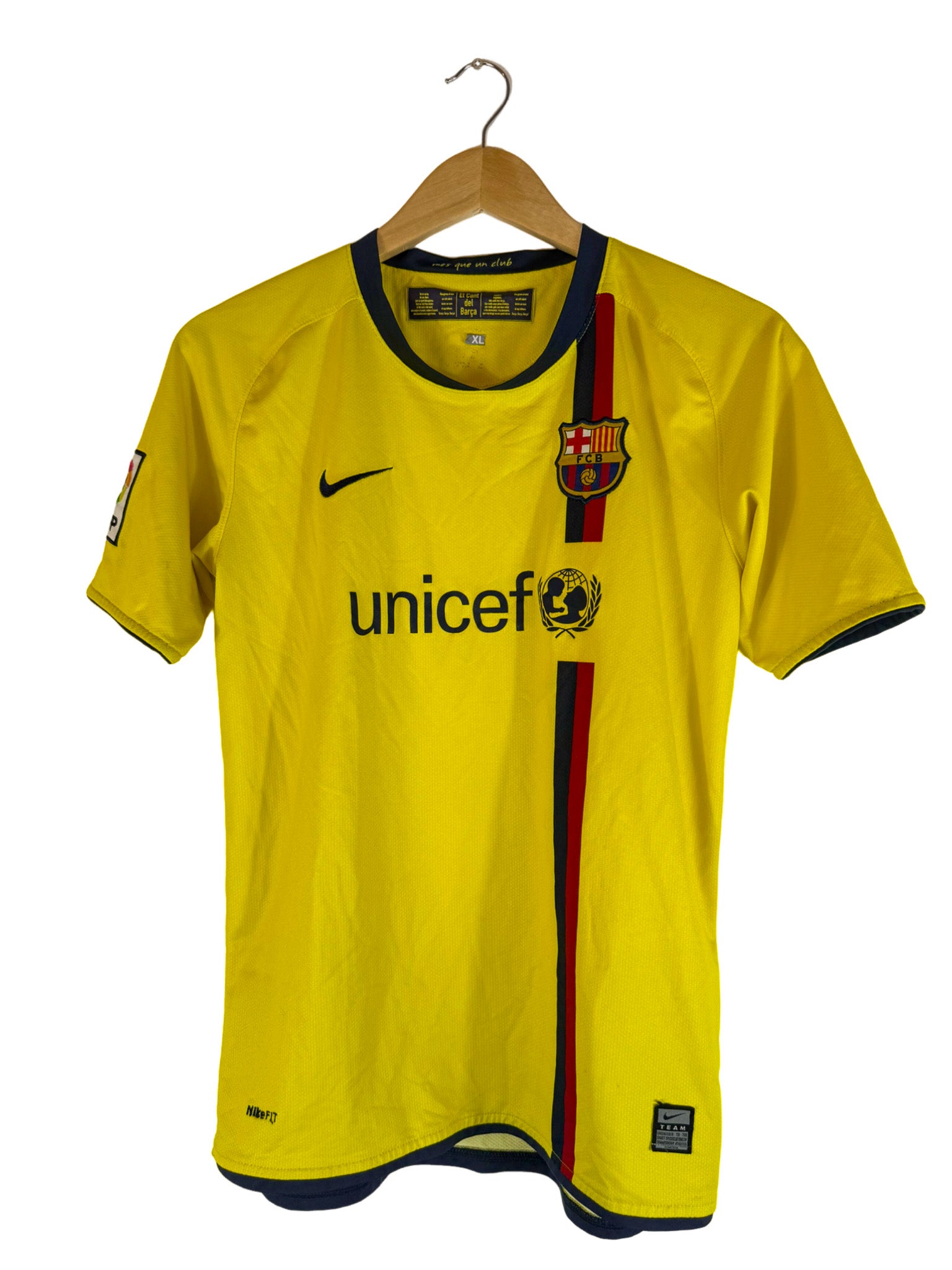 2007/2008 - Camiseta local del FC Barcelona [#10 Ronaldinho] Nike - Talla XL