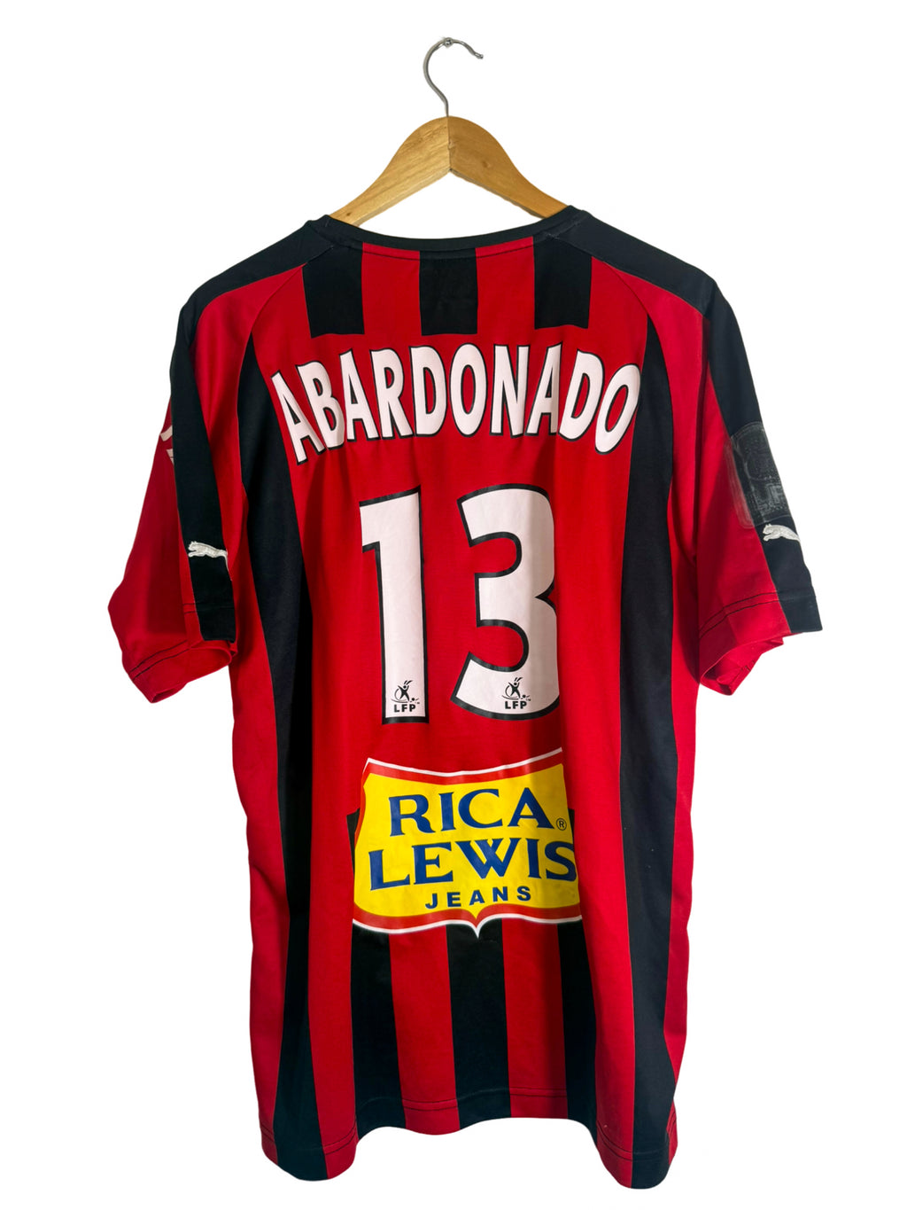 2005/2006 – Maillot OGC Nice domicile [#13 ABARDONADO] *Match Issue* - L
