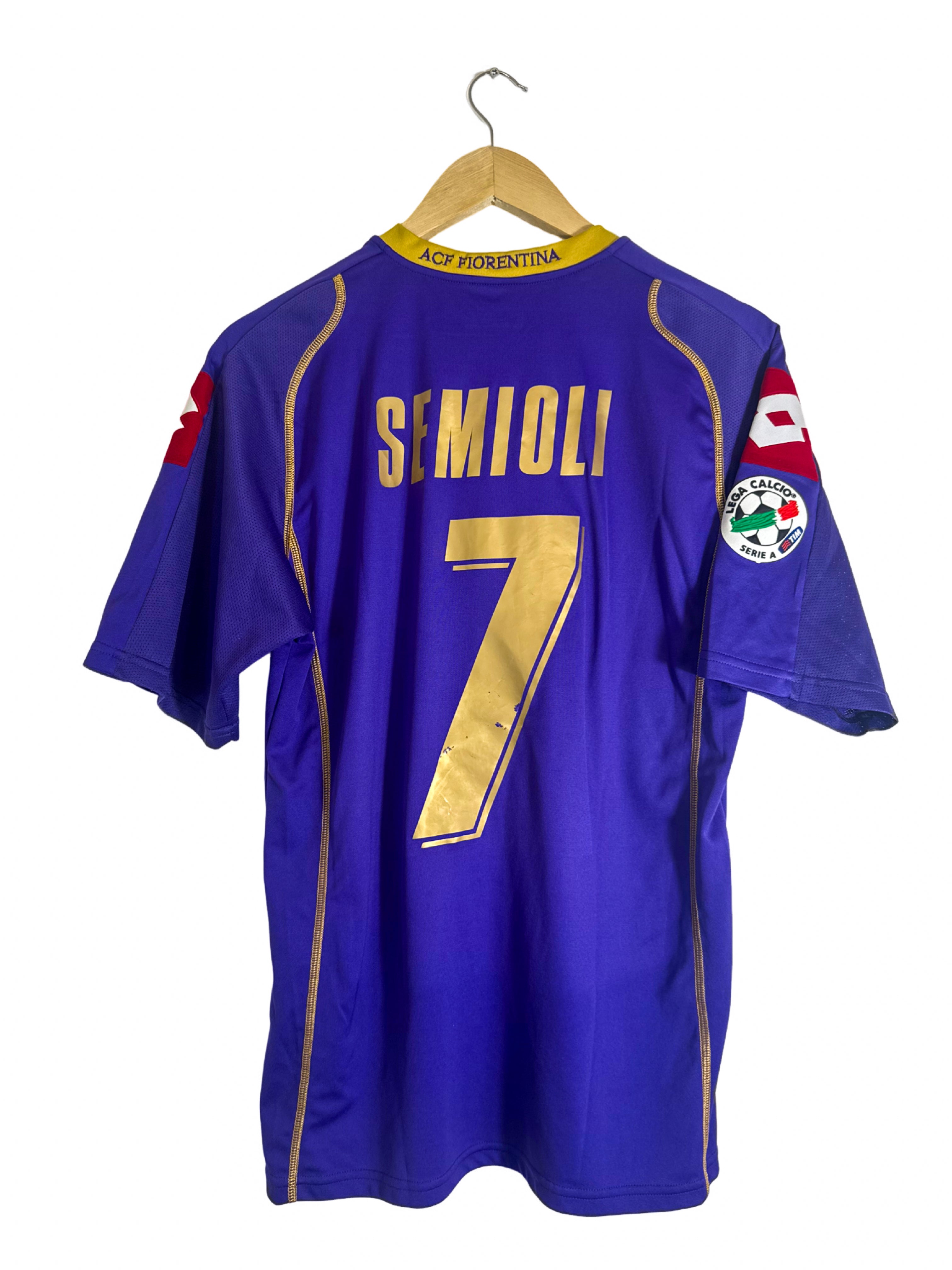 2008/2009 – Maillot porté ACF Fiorentina [#7 Semioli] – M