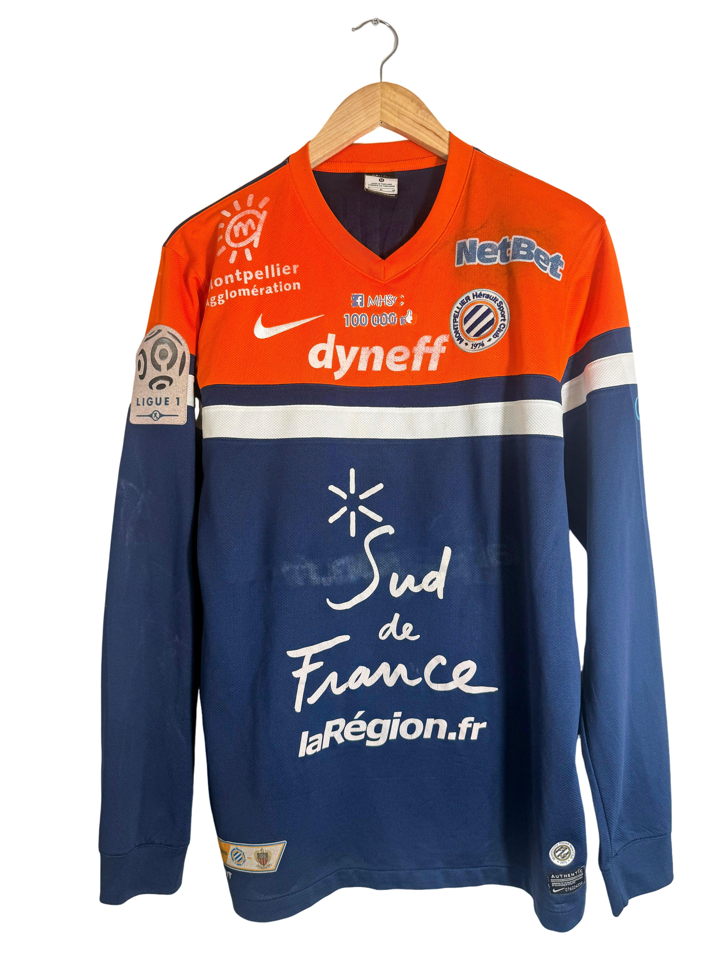 2013/2014 – *Maillot porté* Montpellier HSC – Saihi – *Manche longue* – M