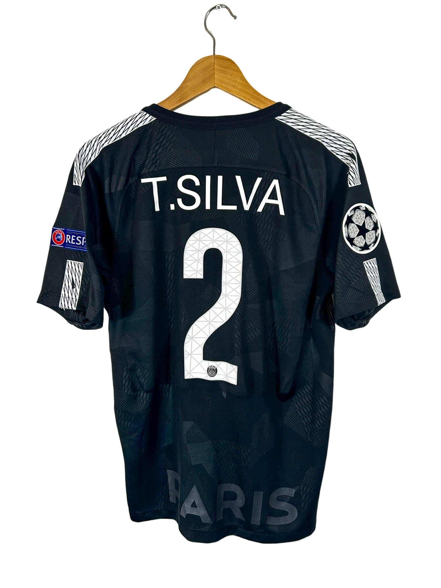 2017/2018 – Maillot Paris Saint-Germain third [#2 Thiago Silva] Nike - S