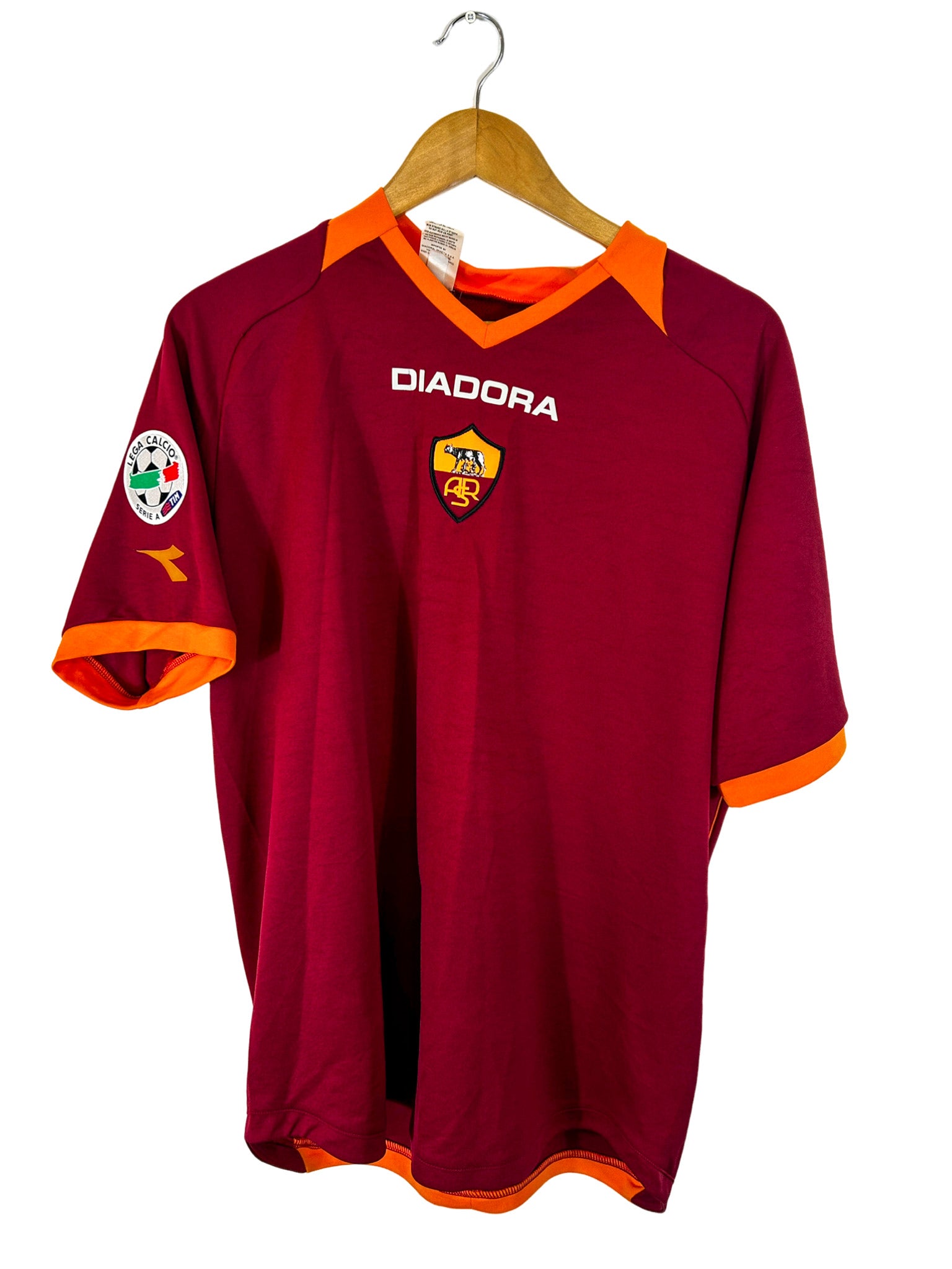 2006/2007 – Maillot AS Roma domicile [#10 Totti] Diadora - L