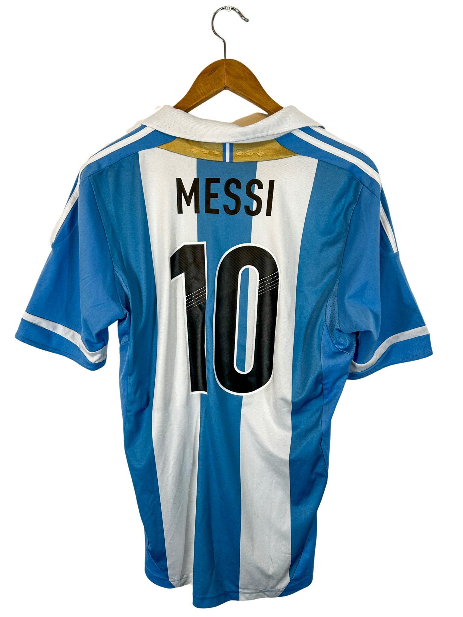 2012 – Maillot Argentine domicile [#10 Messi] Adidas – M