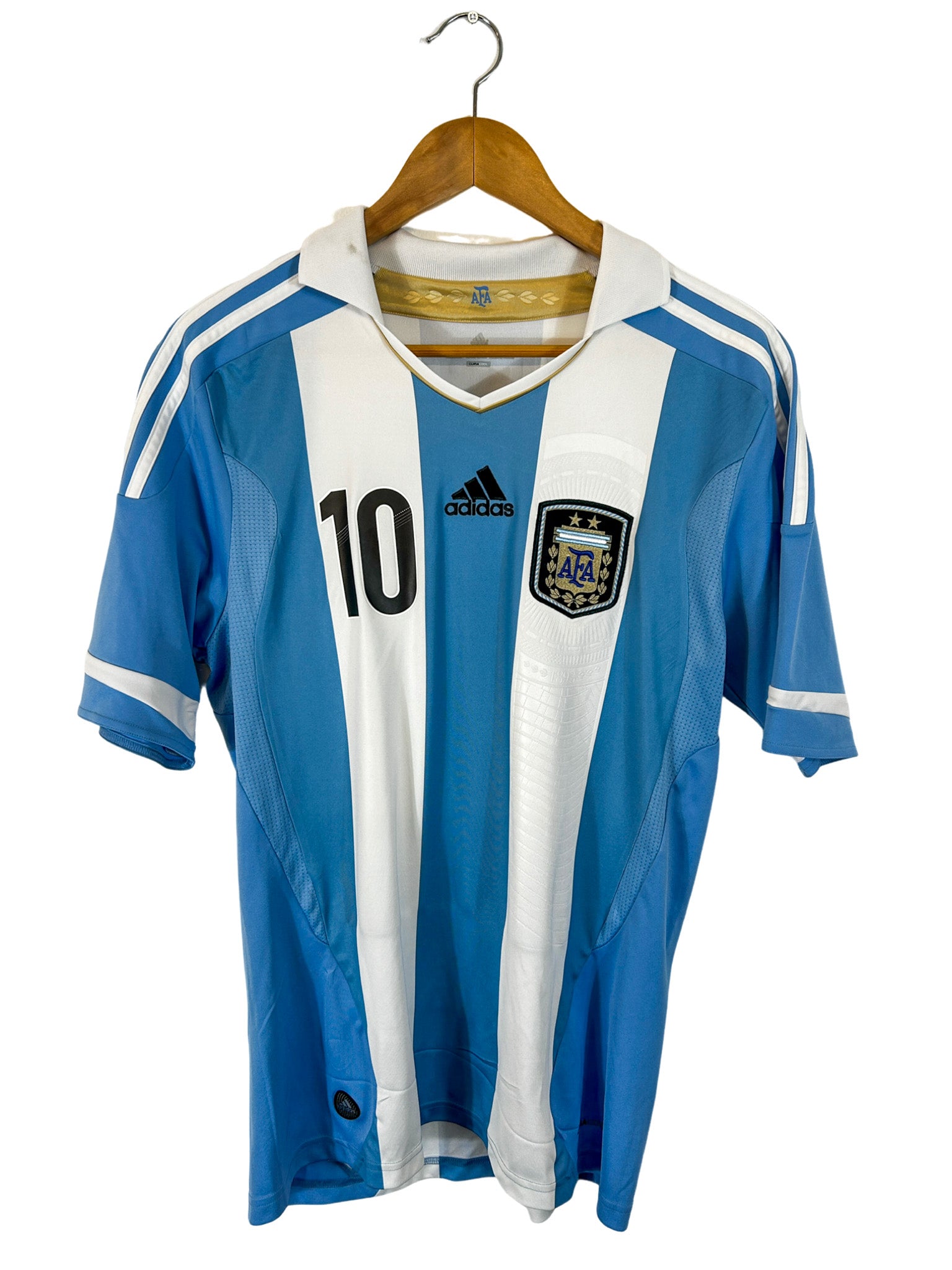 2012 – Maillot Argentine domicile [#10 Messi] Adidas – M