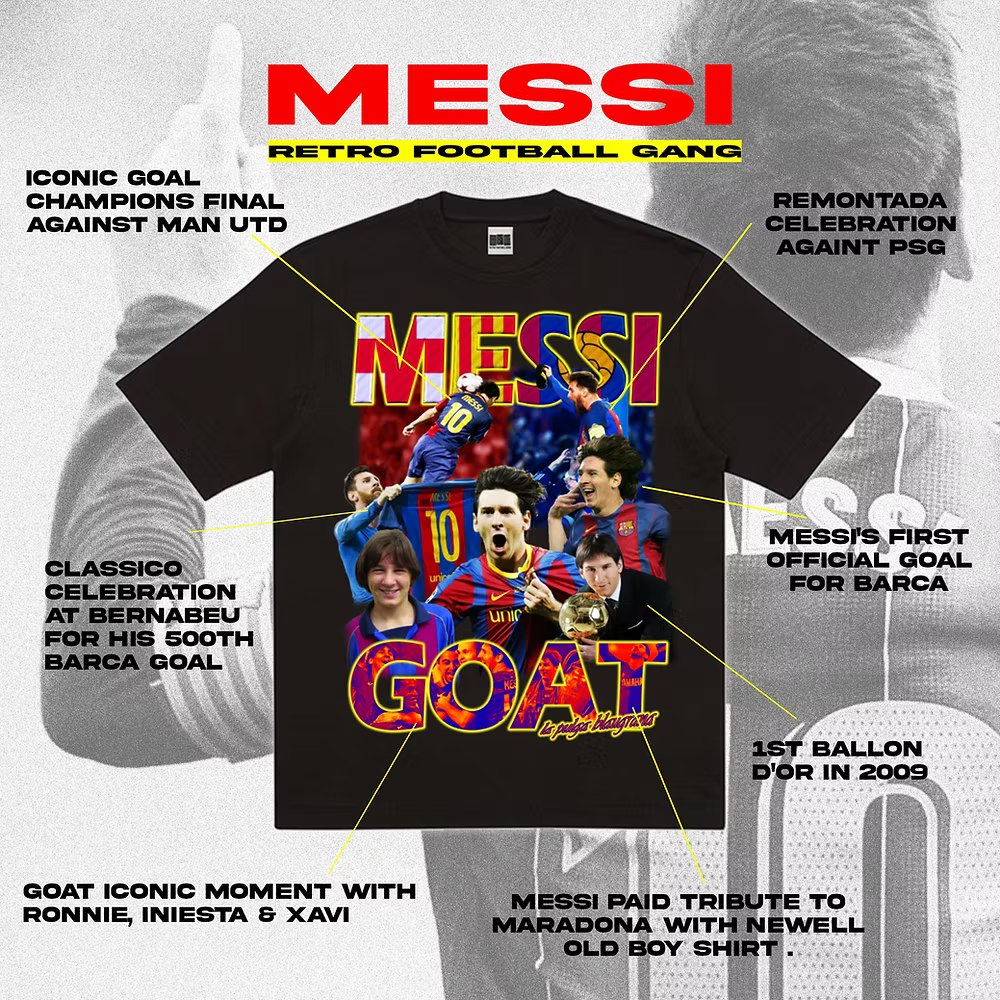 Messi The Goat T-shirt