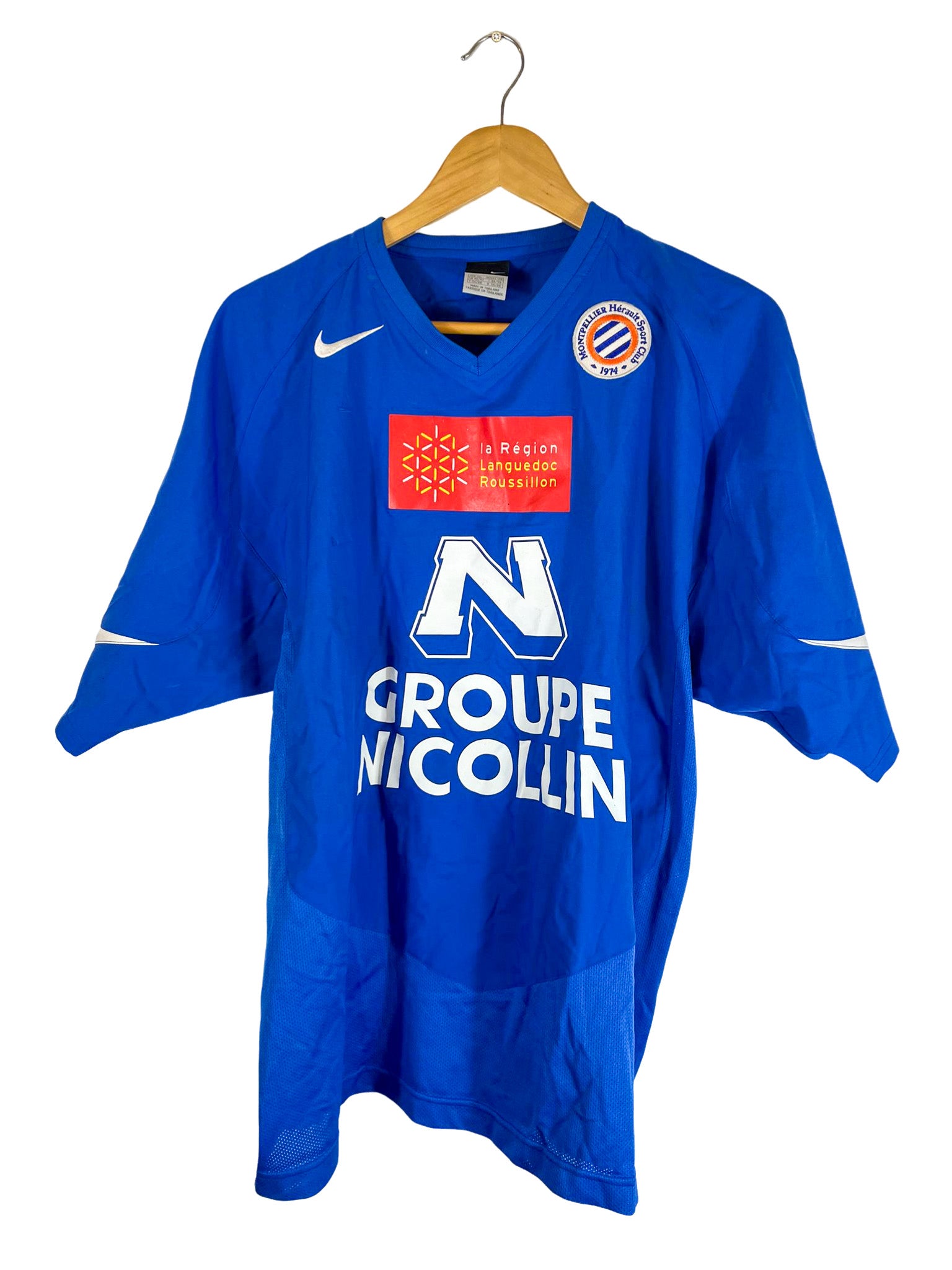 2005/2006 – Camiseta local del Montpellier HSC [#14 Mendy] *Edición del partido* – XL