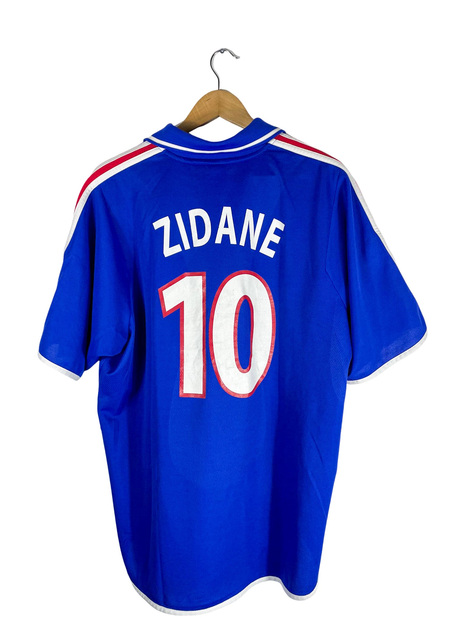 2000 – Maillot France domicile [#10 Zidane] Adidas – XL