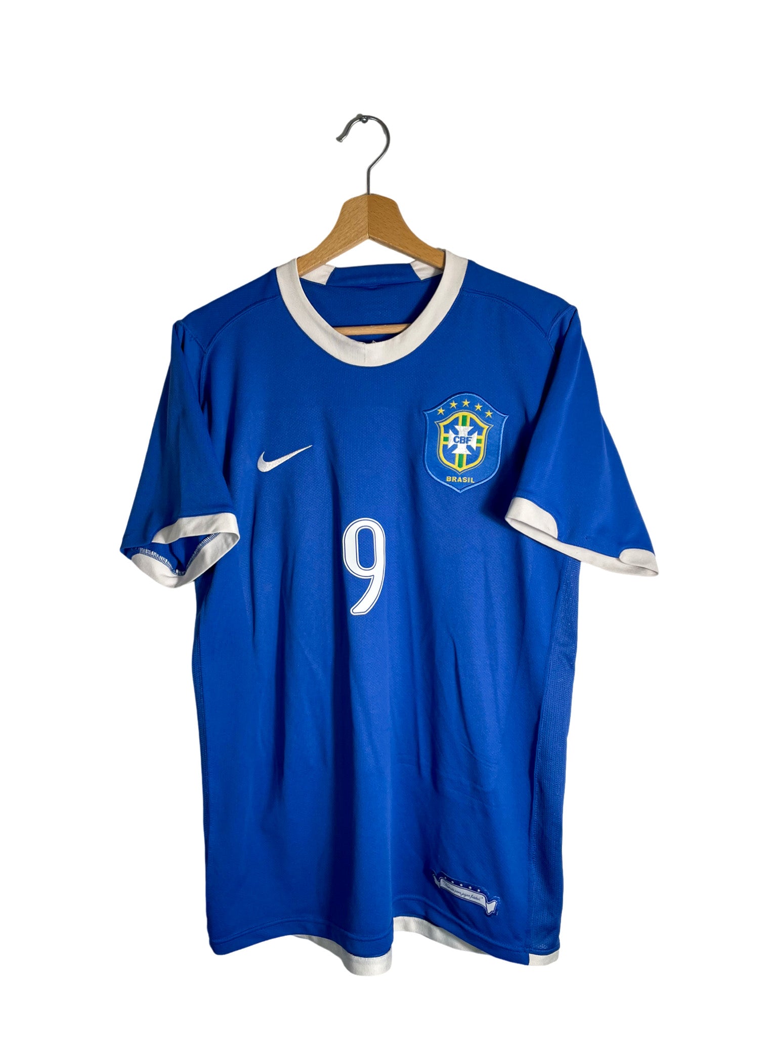 2006 – Maillot Brésil extérieur [#9 Ronaldo] Nike -  M