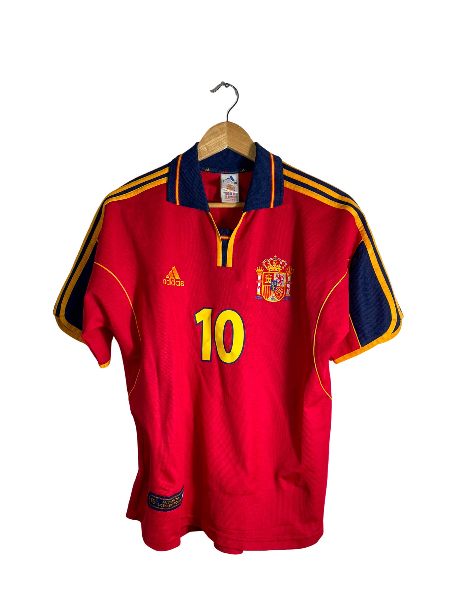 2000 – Maillot Espagne domicile [#10 Raúl] Adidas - S