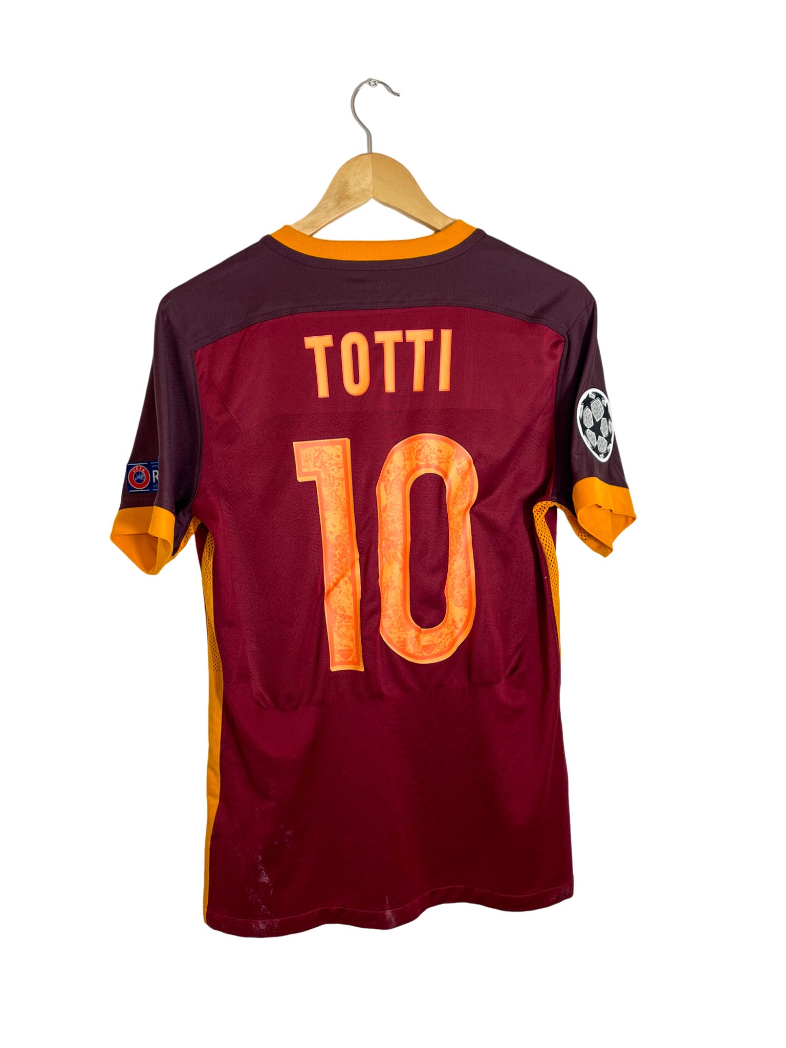 2015/2016 – AS Roma home shirt [#10 Totti] - M – Vista football shop