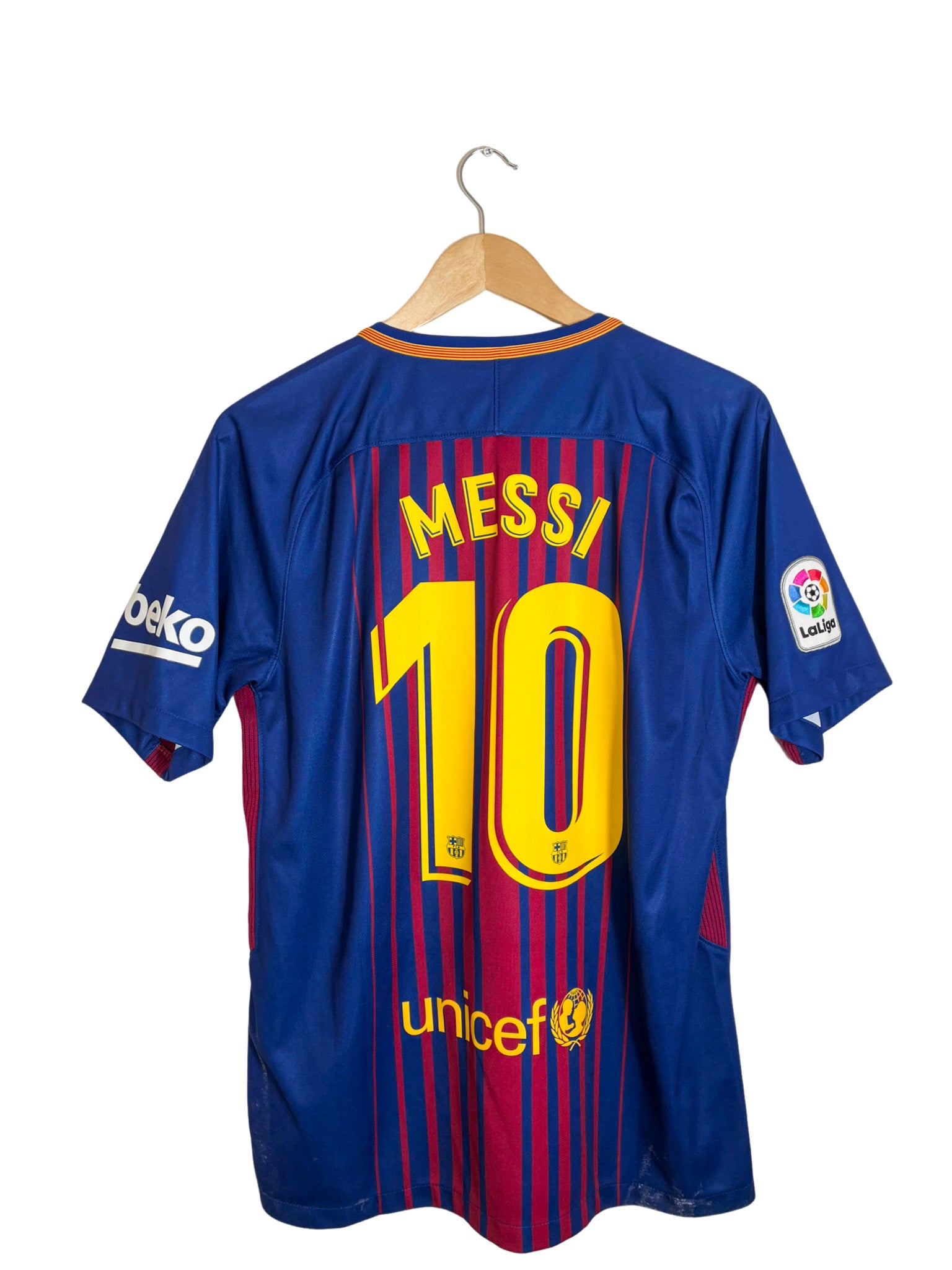 2017/2018 – Maillot FC Barcelone domicile [#10 Messi] Nike - M