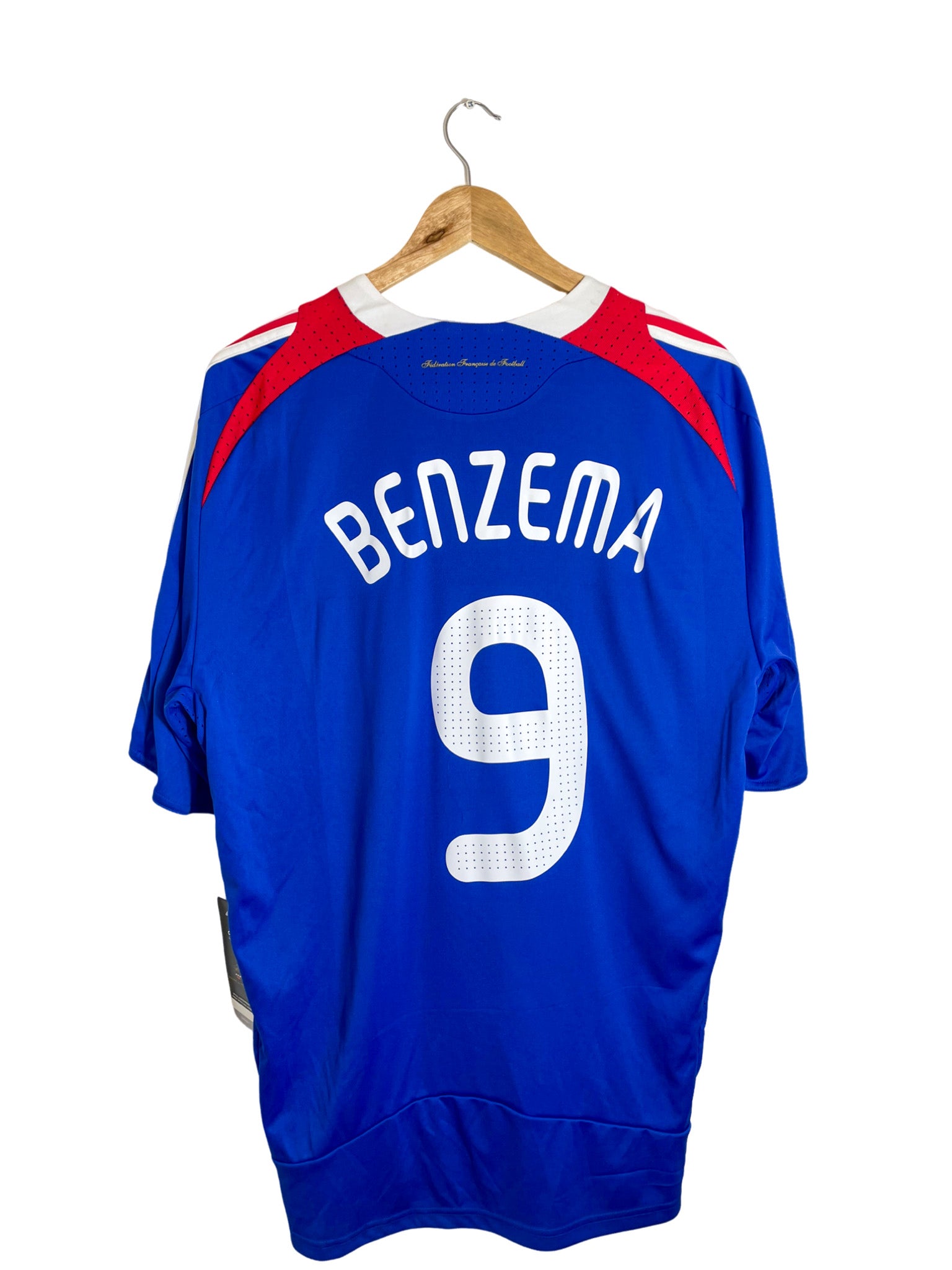 2008 – Maillot France extérieur [#9 Benzema] Adidas - XL