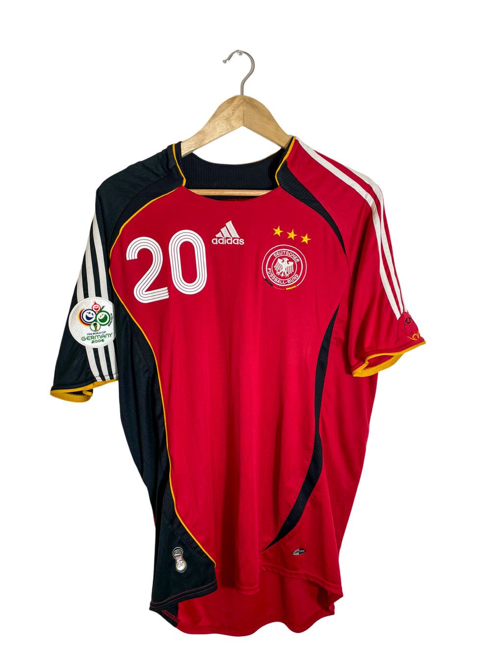 2005/2006 – Camiseta local de Alemania [#20 Podolski] - L